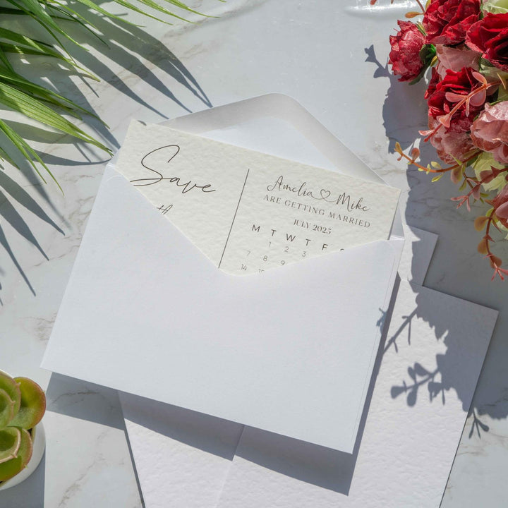 What information must be included on a wedding invitation?