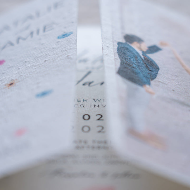 seed paper wedding invitations