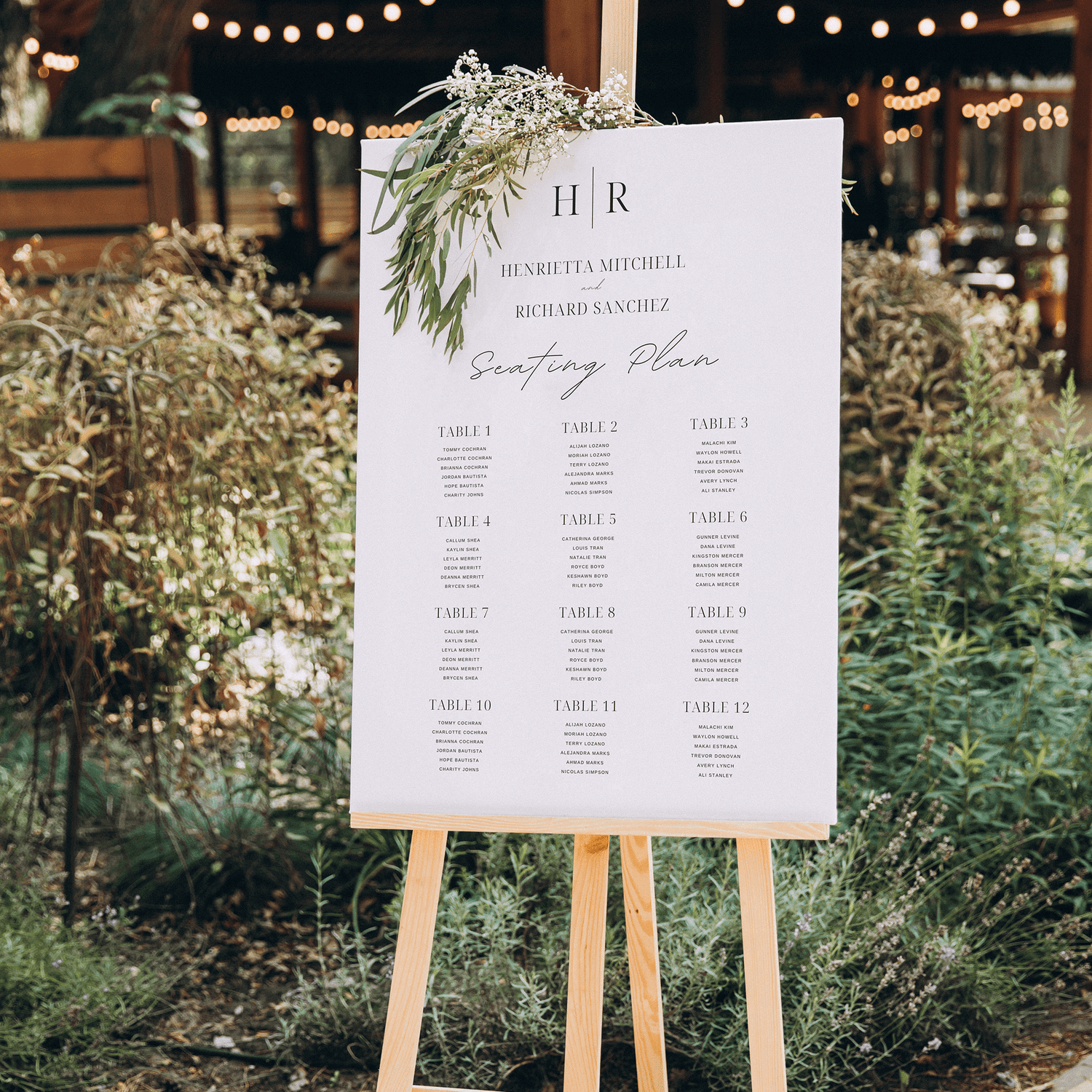 Table Plans