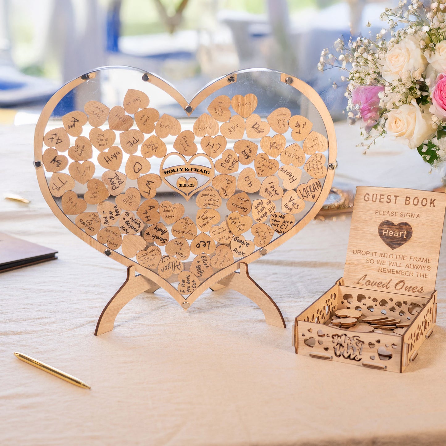 Personalised Alternative Wedding Guest Book