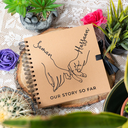 Couples Line Art Scrapbook