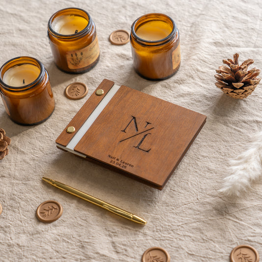 Wedding Wooden Vow Books