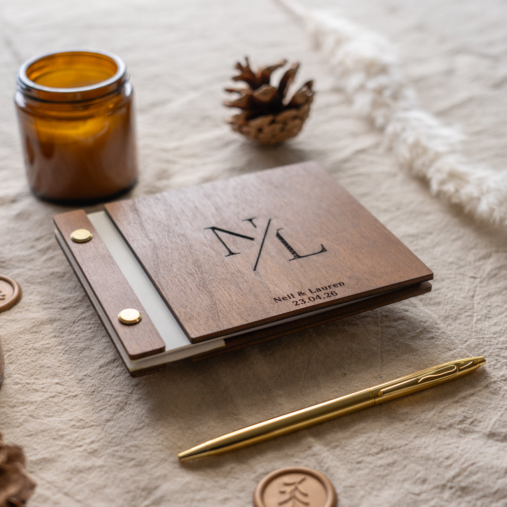 Wedding Wooden Vow Books
