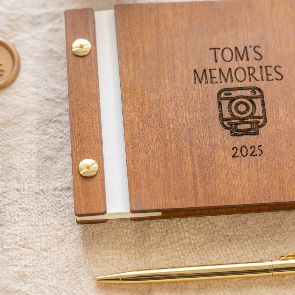 Adventure Polaroid Wooden Book