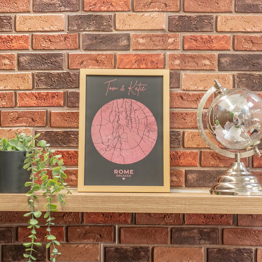 Gold Foil Printing | Gold Foil Embossed Printing | Love Map