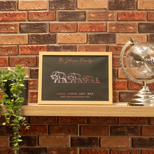 foil family animal print