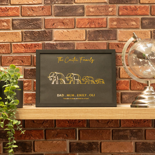 foil family animal print