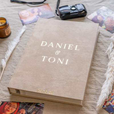 Extra Large Couples Velvet Photo Album