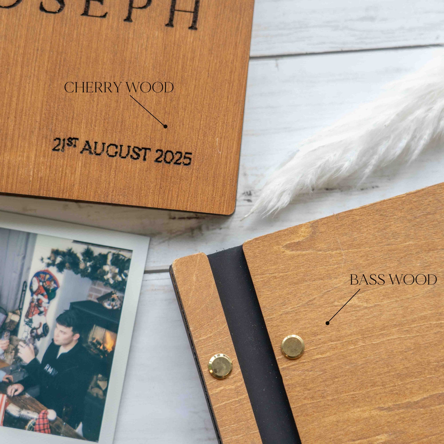 Wooden Scrapbooks