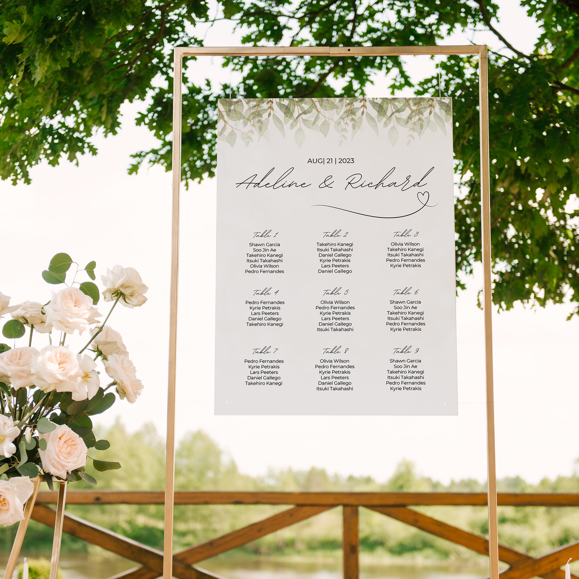 Wedding Table Plan, Greenery Wedding, Find Your Seat Sign, Eucalyptus Wedding, Wedding Sign, Seating Chart, Wedding Decor