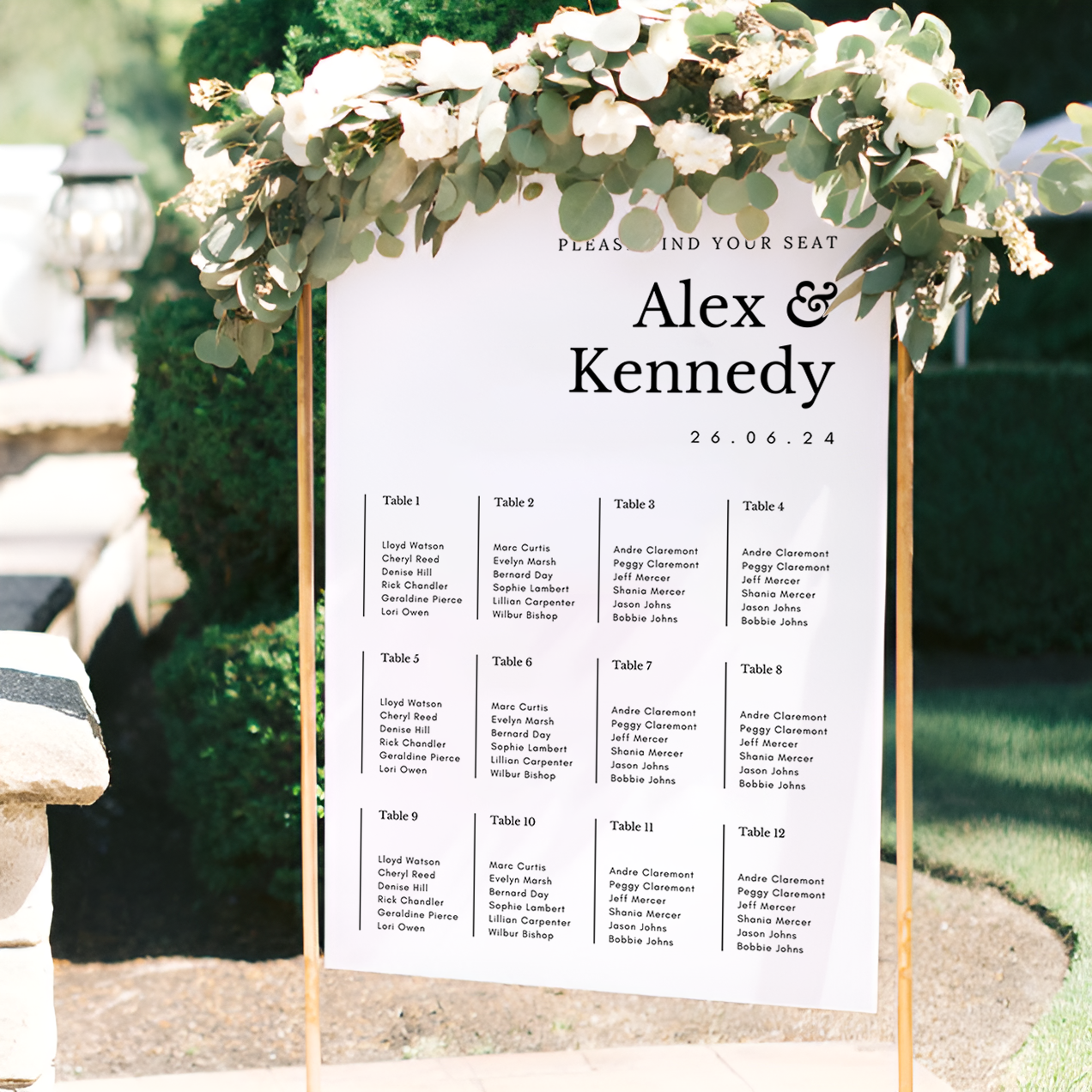 Wedding Table Plan, Seating Chart, Personalised Wedding Plan, Wedding Sign, Wedding Decor, Events Seating Plan, Take your seats, Large Sign