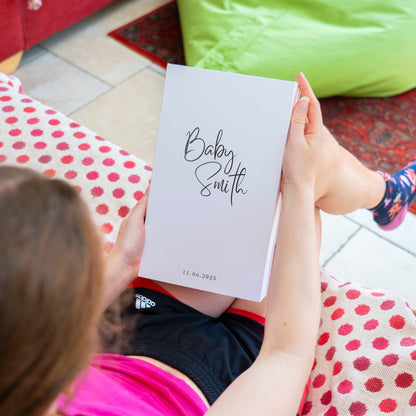 New Baby Digital Photo Frame With Personalised Gift Box