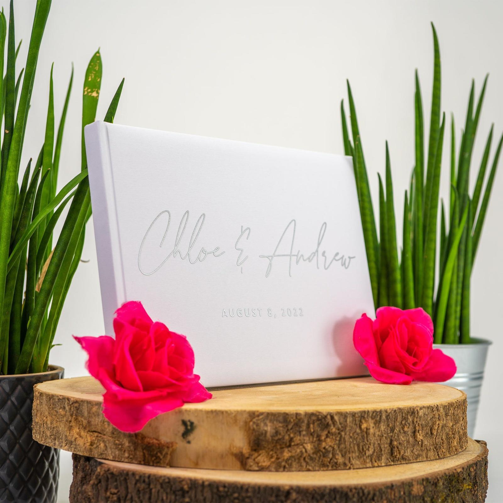 Guest Book, Wedding Guestbook, Visitor Book - PeachandPearstudio