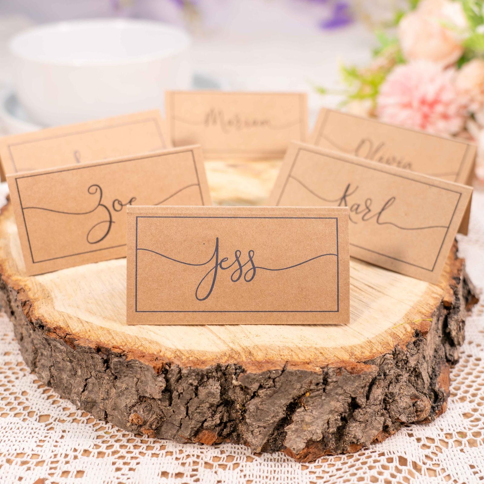 Kraft Brown Place Cards