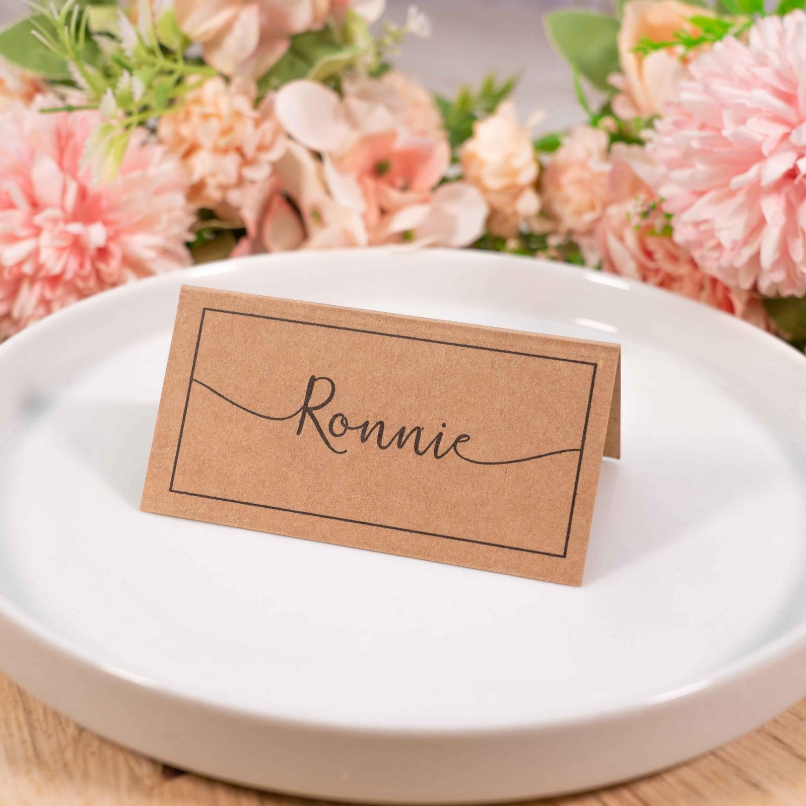 Kraft Brown Place Cards