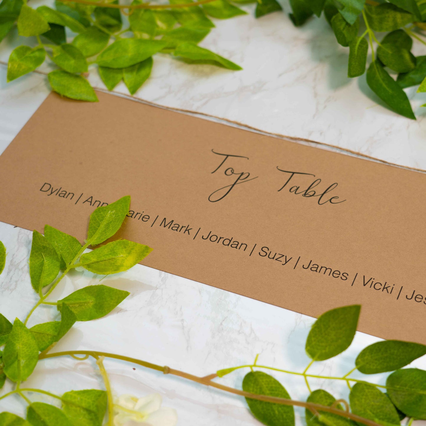 Alternative Table Plan Cards And Pegs