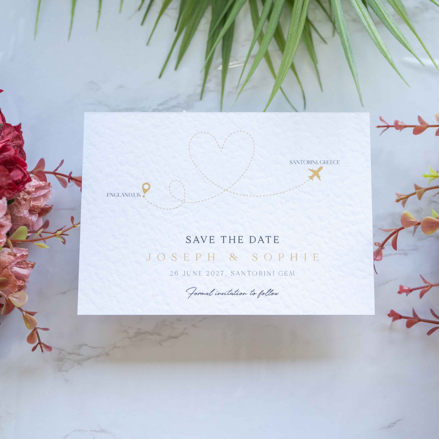 Abroad Wedding Save The Date, Location Save the Date Cards, Wedding Abroad, Travel Save the Date, Beach Wedding, Map Destination