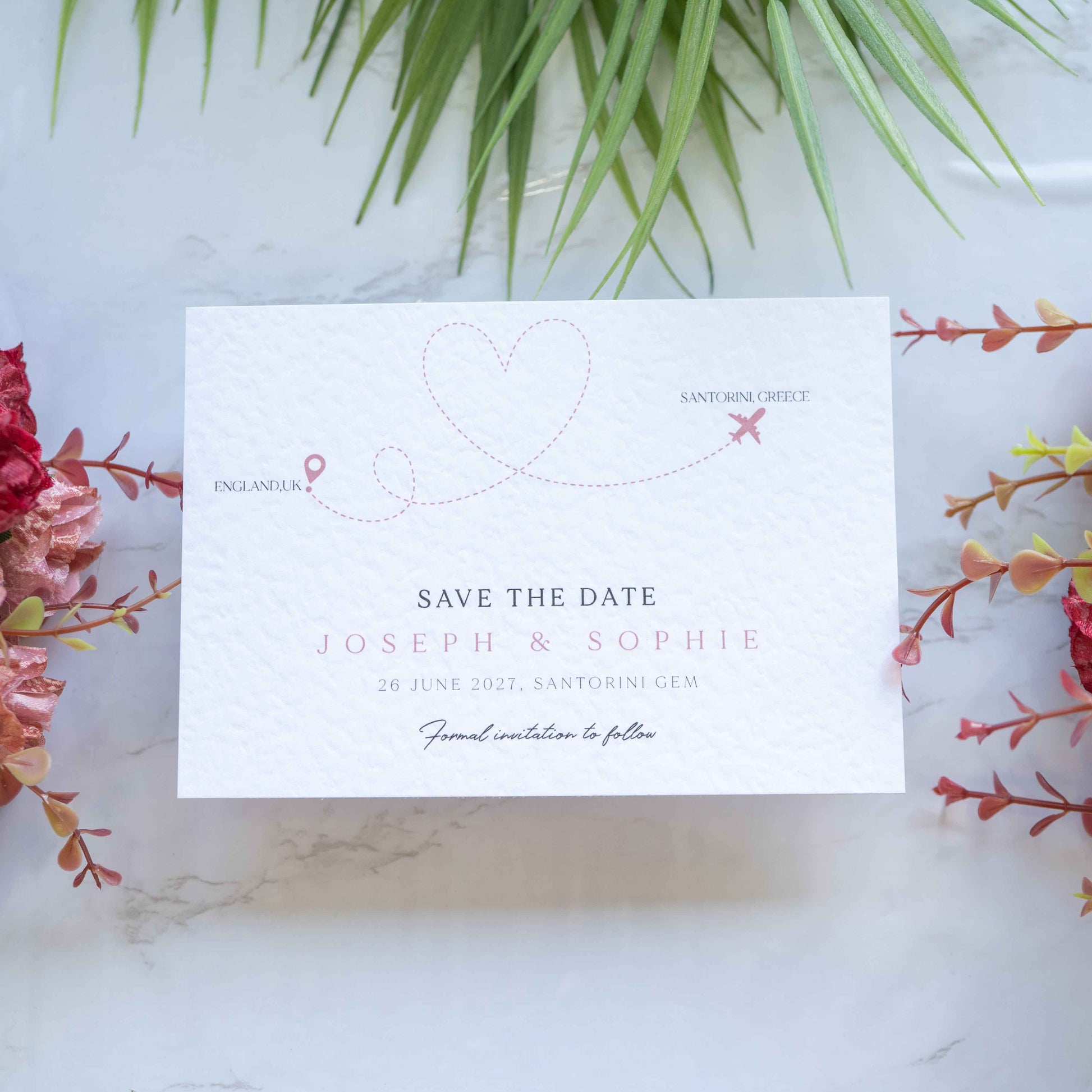 Abroad Wedding Save The Date, Location Save the Date Cards, Wedding Abroad, Travel Save the Date, Beach Wedding, Map Destination