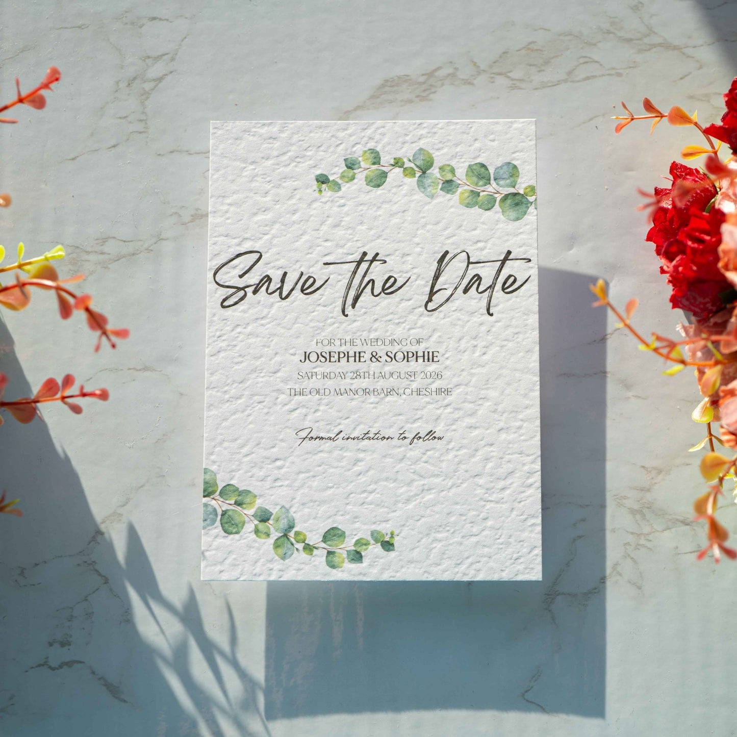 Eucalyptus Save The Date