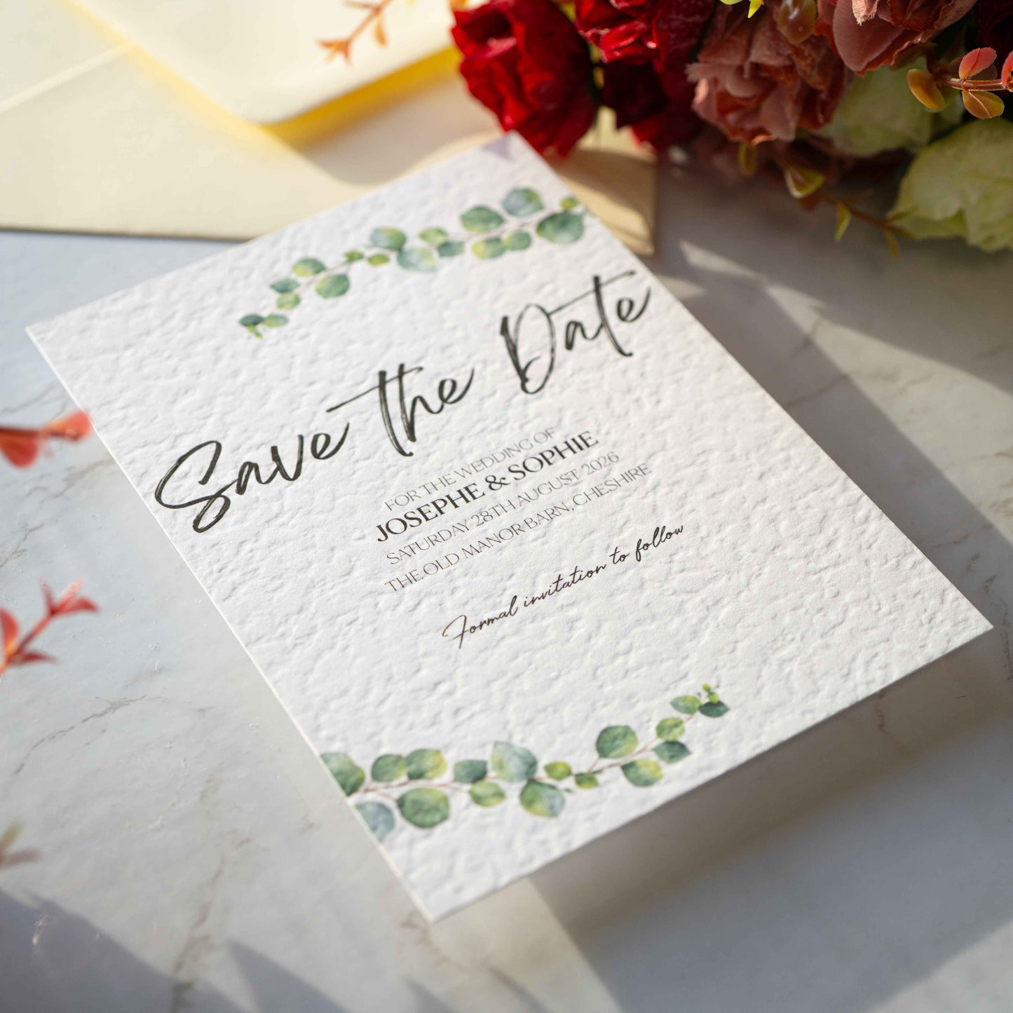 Eucalyptus Save The Date