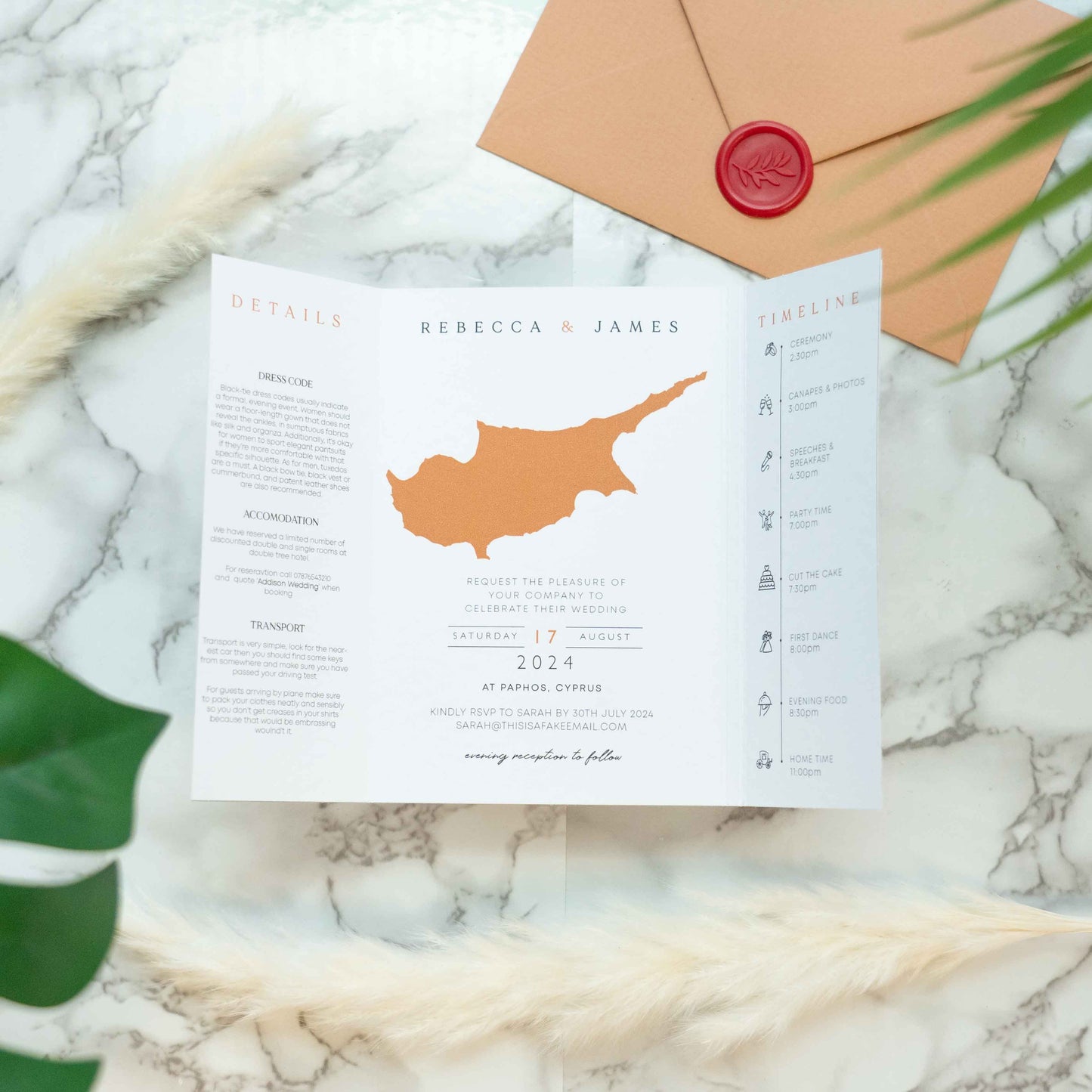 Abroad Wedding Invitations, Custom Country Wedding Invitations, Gatefold Wedding Invite, Destination Invitation, Travel Wedding