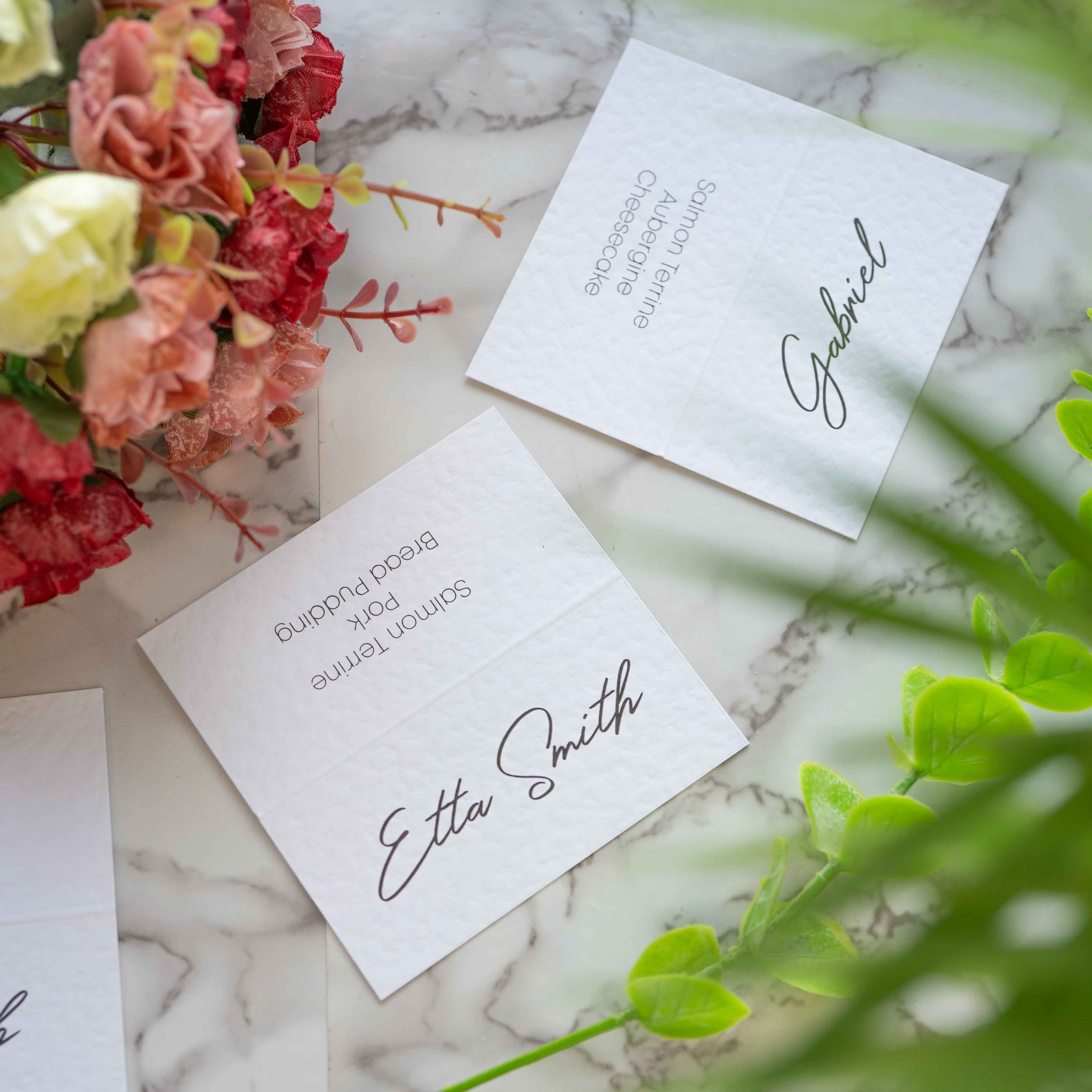 Table Place Cards, Settings Cards, Name Settings, Place Cards, Place Names, Wedding Names, Event Place Cards, Wedding Stationery