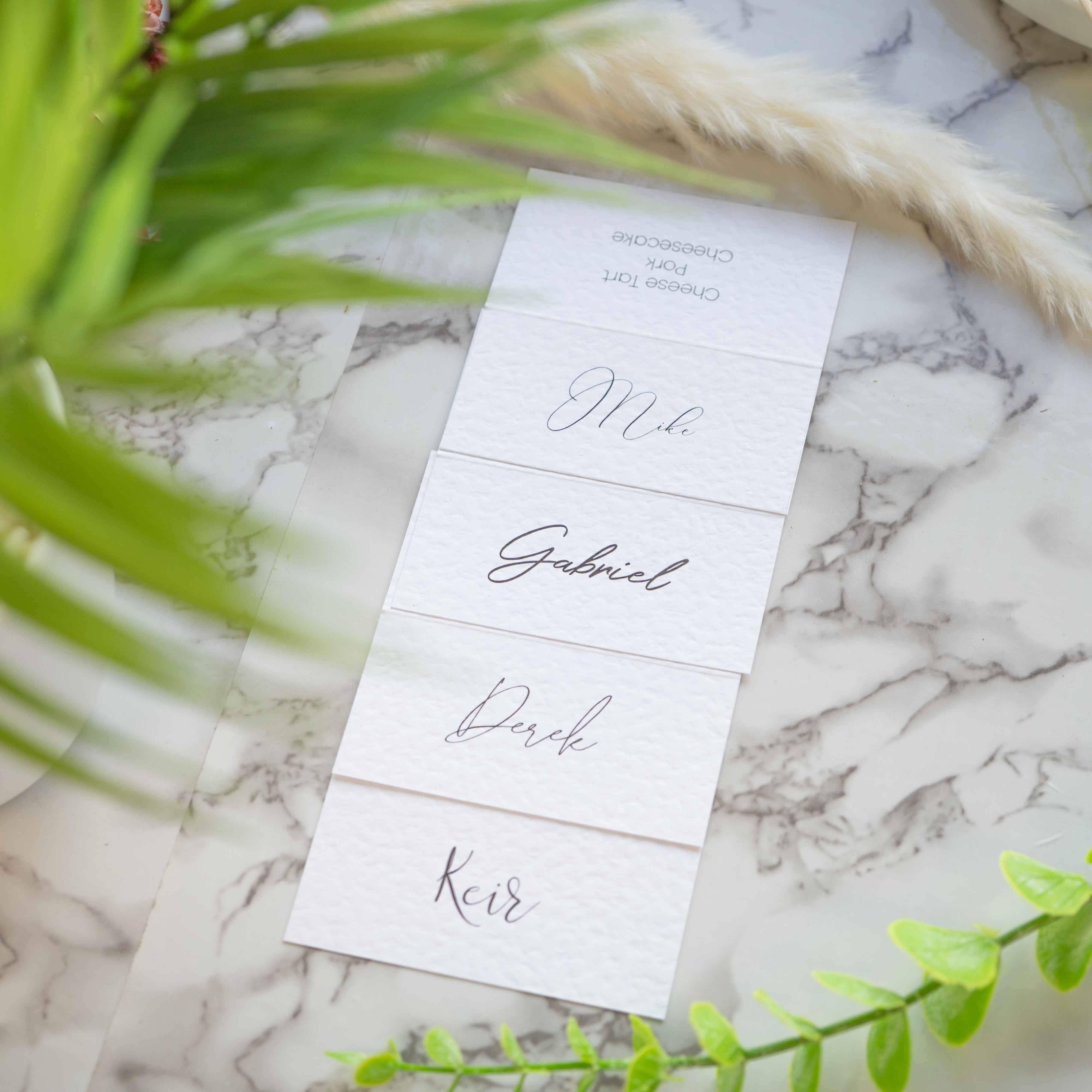 Table Place Cards, Settings Cards, Name Settings, Place Cards, Place Names, Wedding Names, Event Place Cards, Wedding Stationery