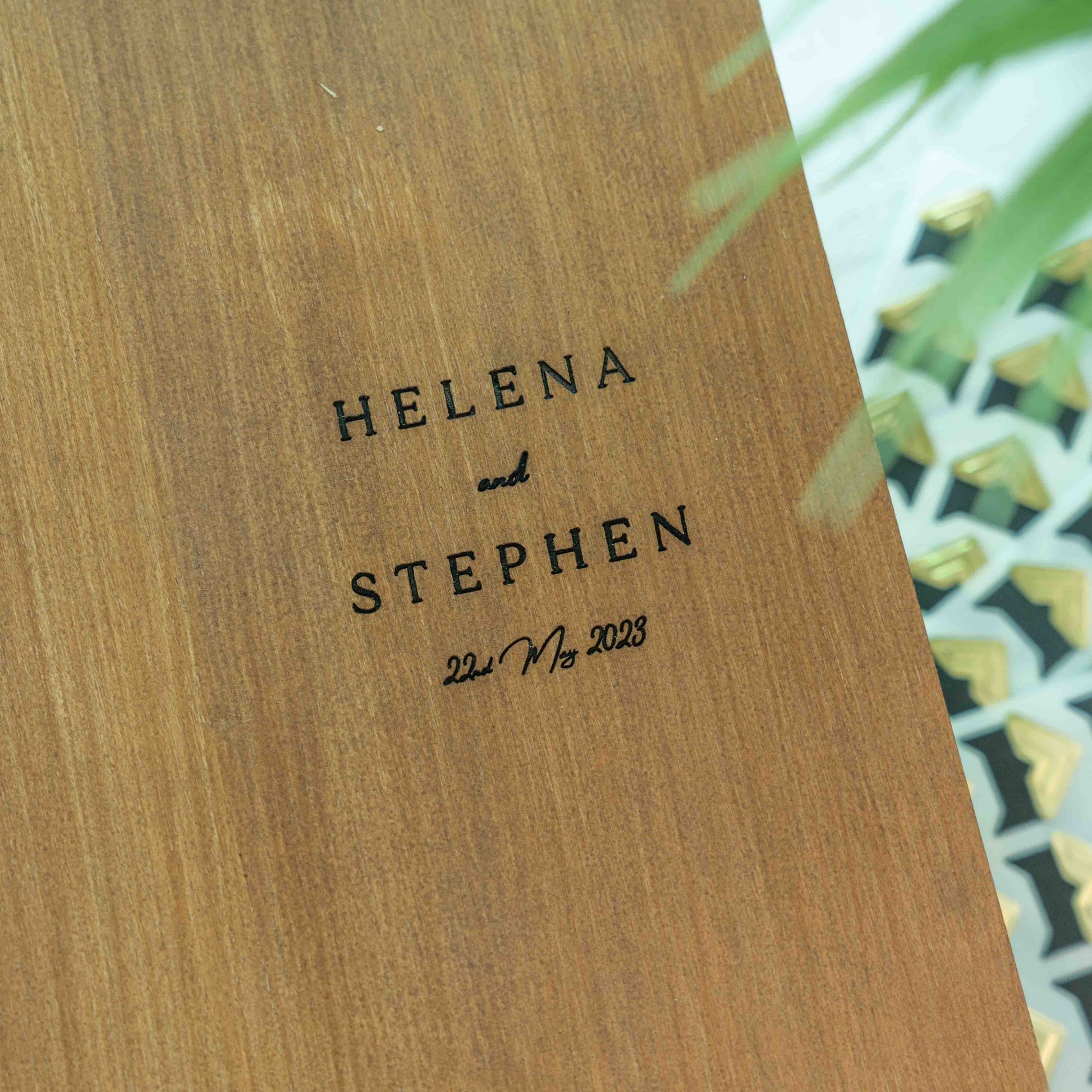 Alternative Guestbook, Wooden Guest Signing book, Wedding Engagement, Birthday Guest Book, Signature Book, Wood Book, Personalised Notebook