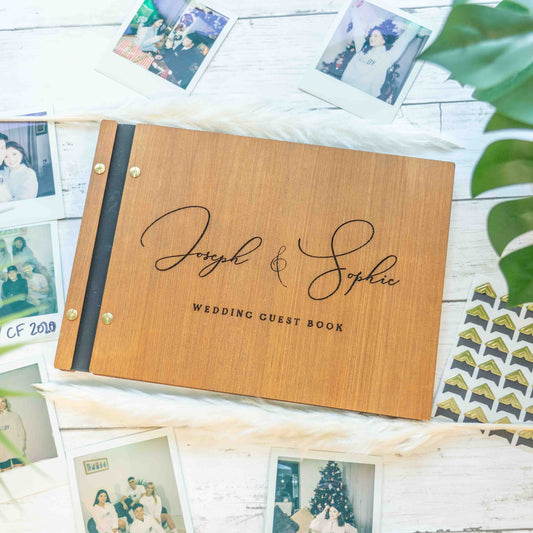 Wooden Guest Book