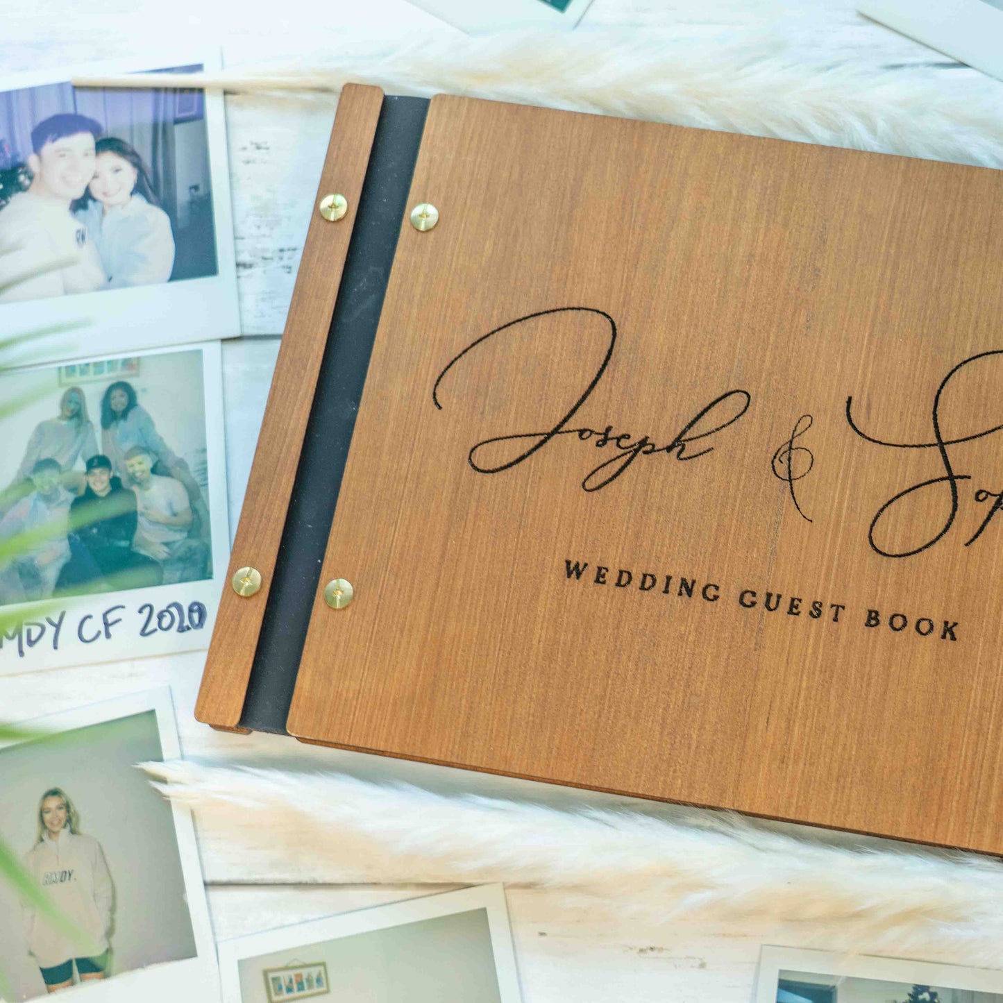 Wooden Guest Book