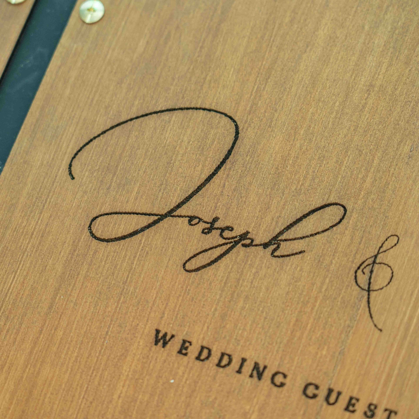 Wooden Guest Book