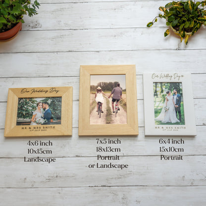 Personalised Wedding Photo Frame, Couples Gift, Perfect Housewarming Present, Boyfriend Gift, Girlfriend Present, Wooden Picture Frame, couples photo frame, couples picture frame, personalized couples frame, custom couples photo frame, romantic photo frame, couples frame gift, couples photo display, love photo frame, anniversary photo frame, wedding photo frame, couples photo collage, couples frame with names, couples frame with date