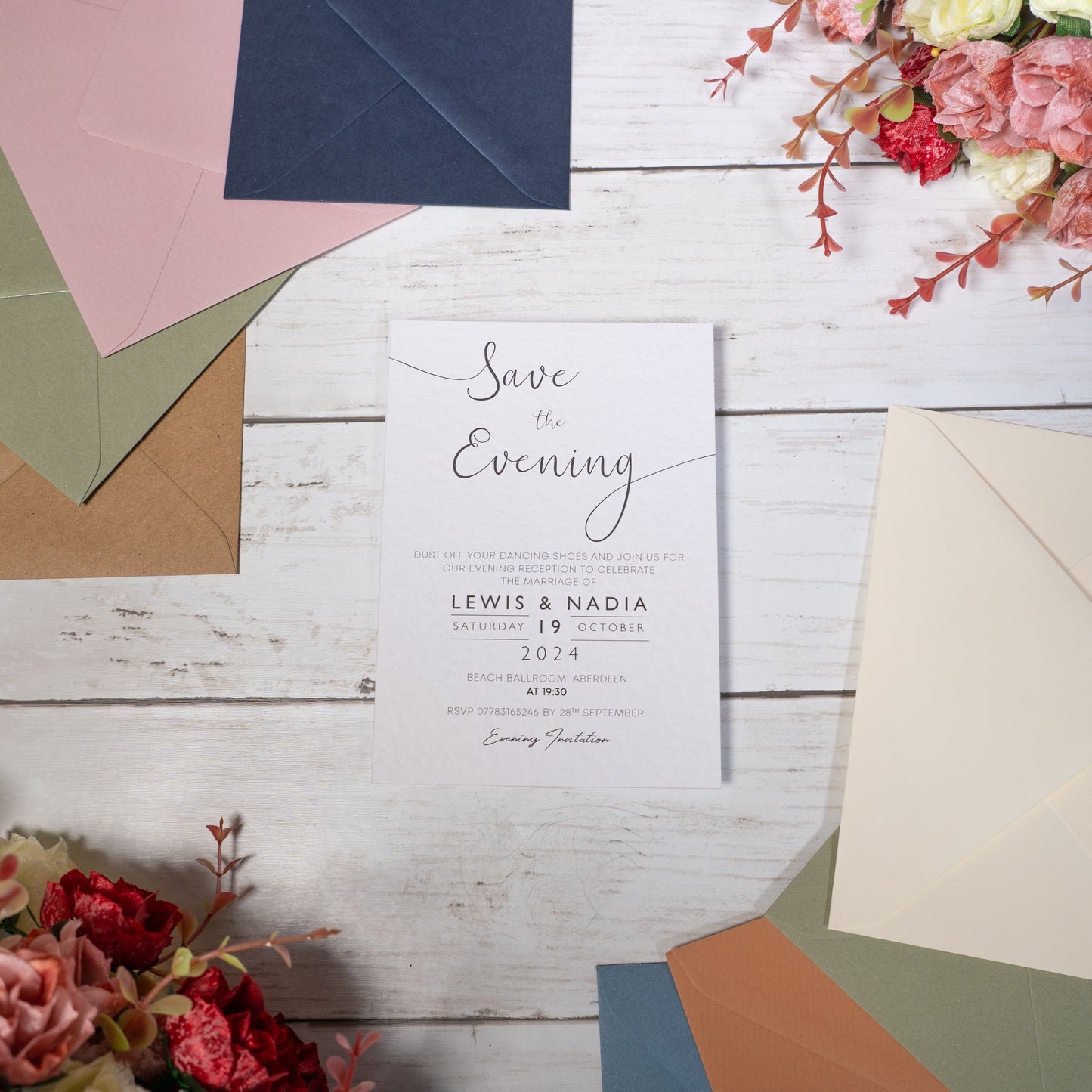 Save The Evening Invitation Card