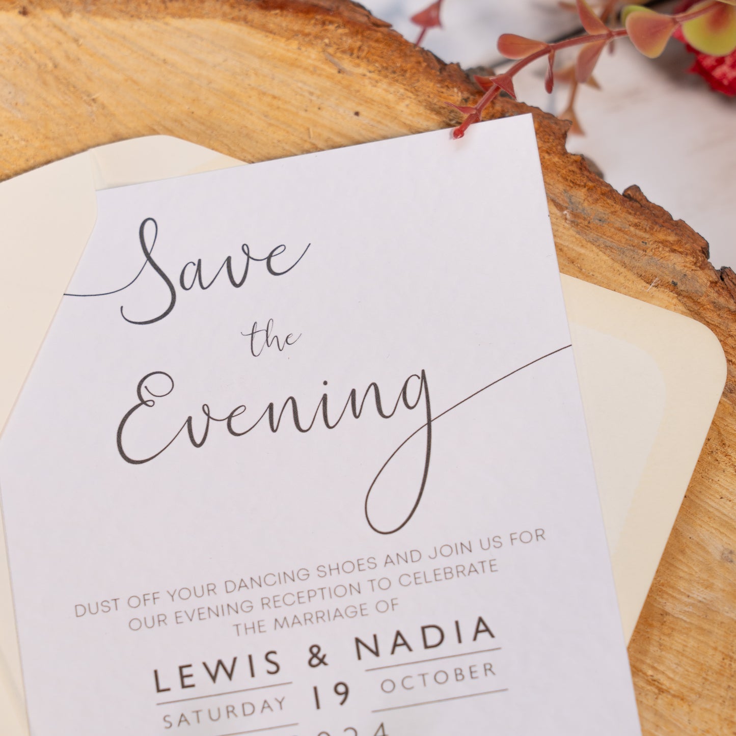 Save The Evening Invitation Card