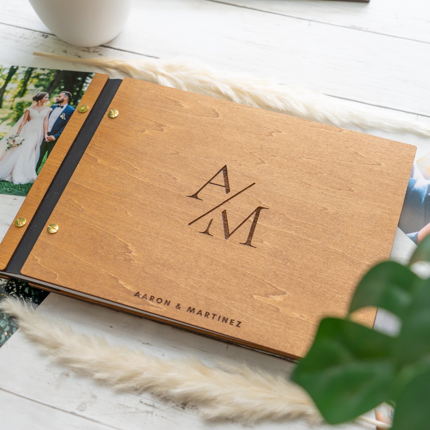 Wooden Guest Book