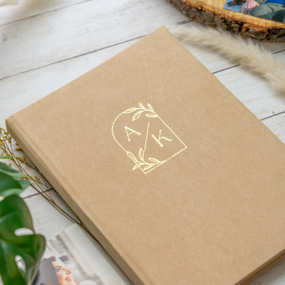 Minimal Botanical Velvet Photo Album