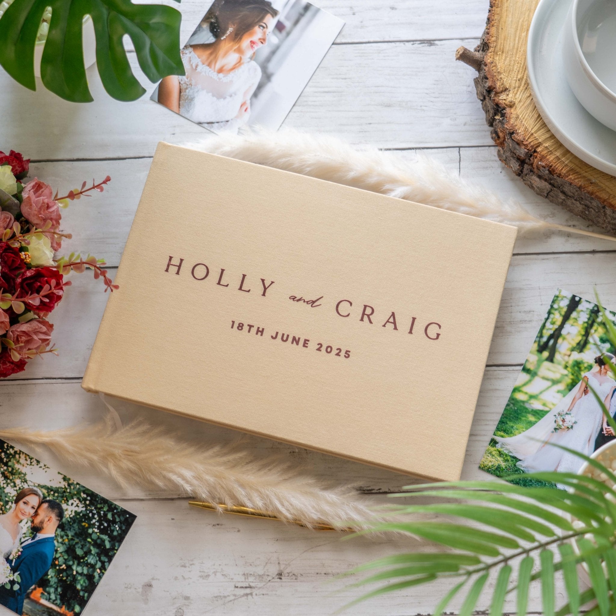 ivory guest book