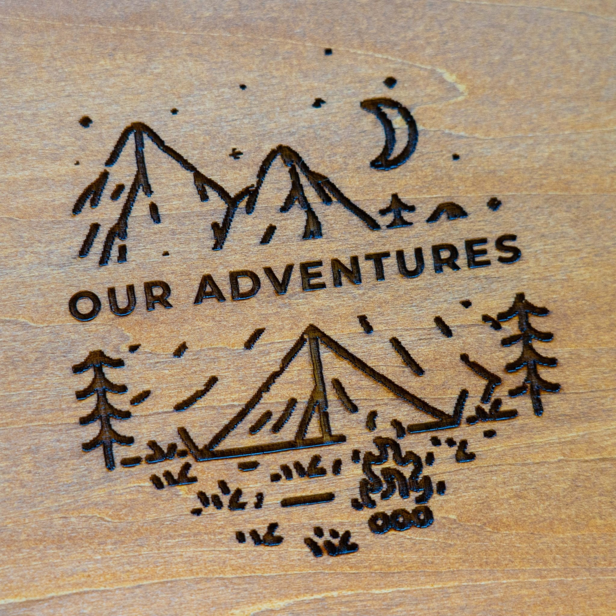 wood travel book, wooden travel journal, eco-friendly travel book