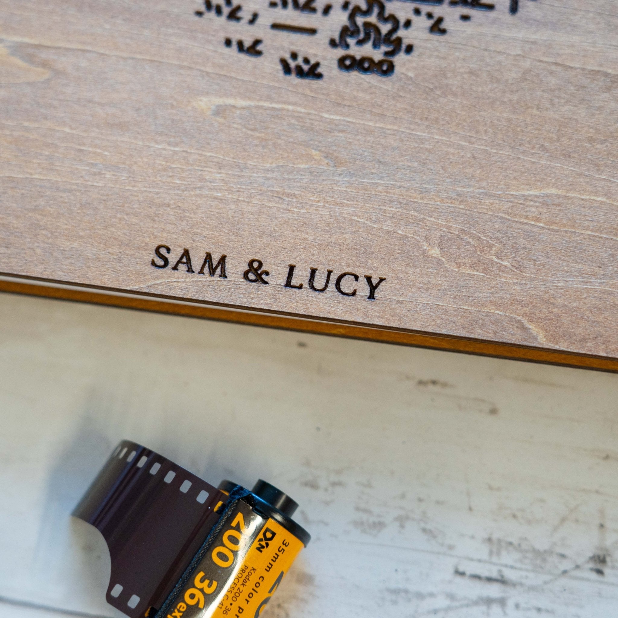 wood travel book, wooden travel journal,