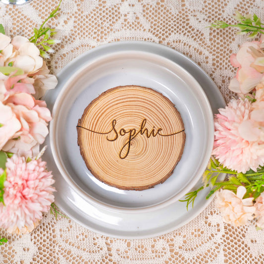 Wooden Name Coasters, A Perfect Keepsake