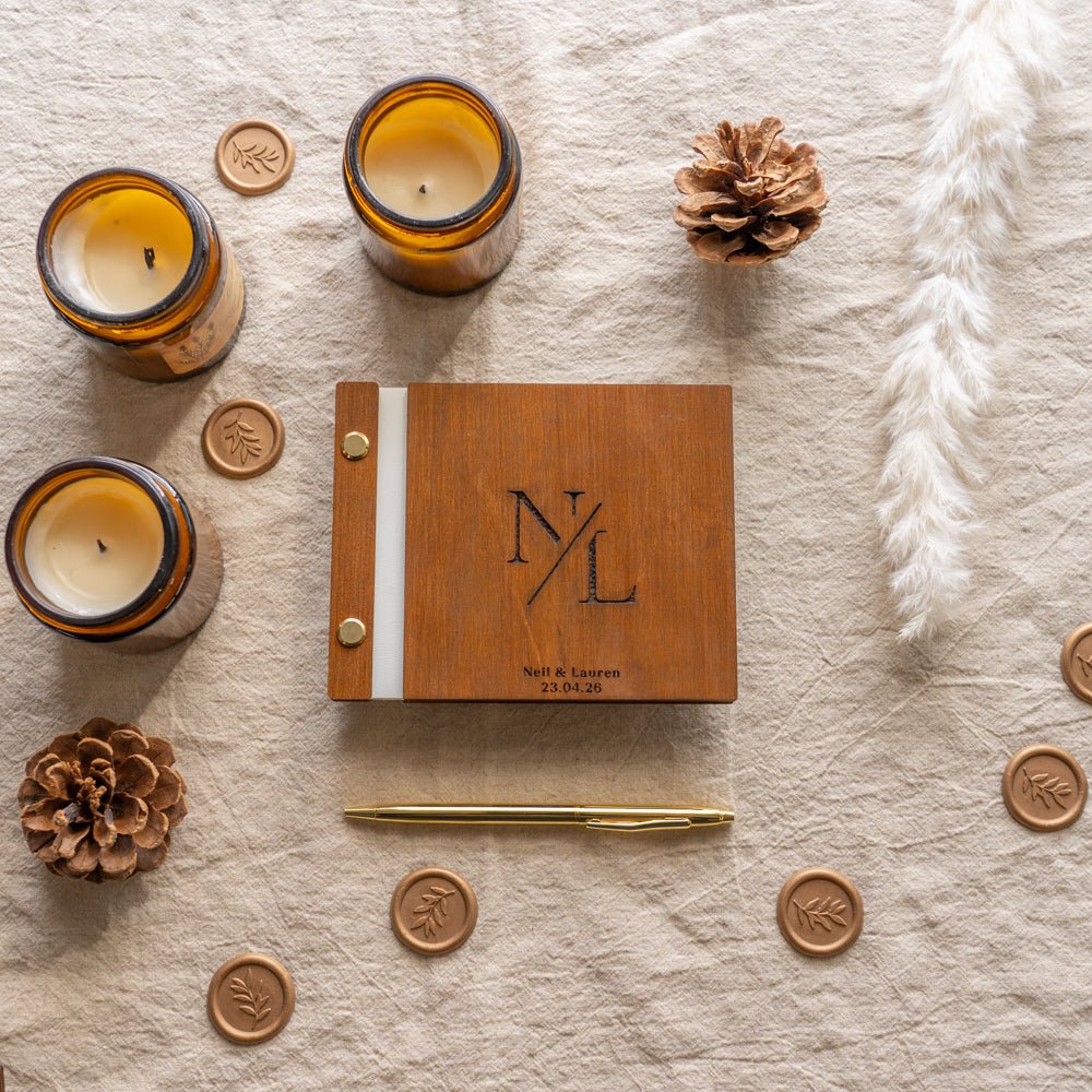 Wedding Wooden Vow Books