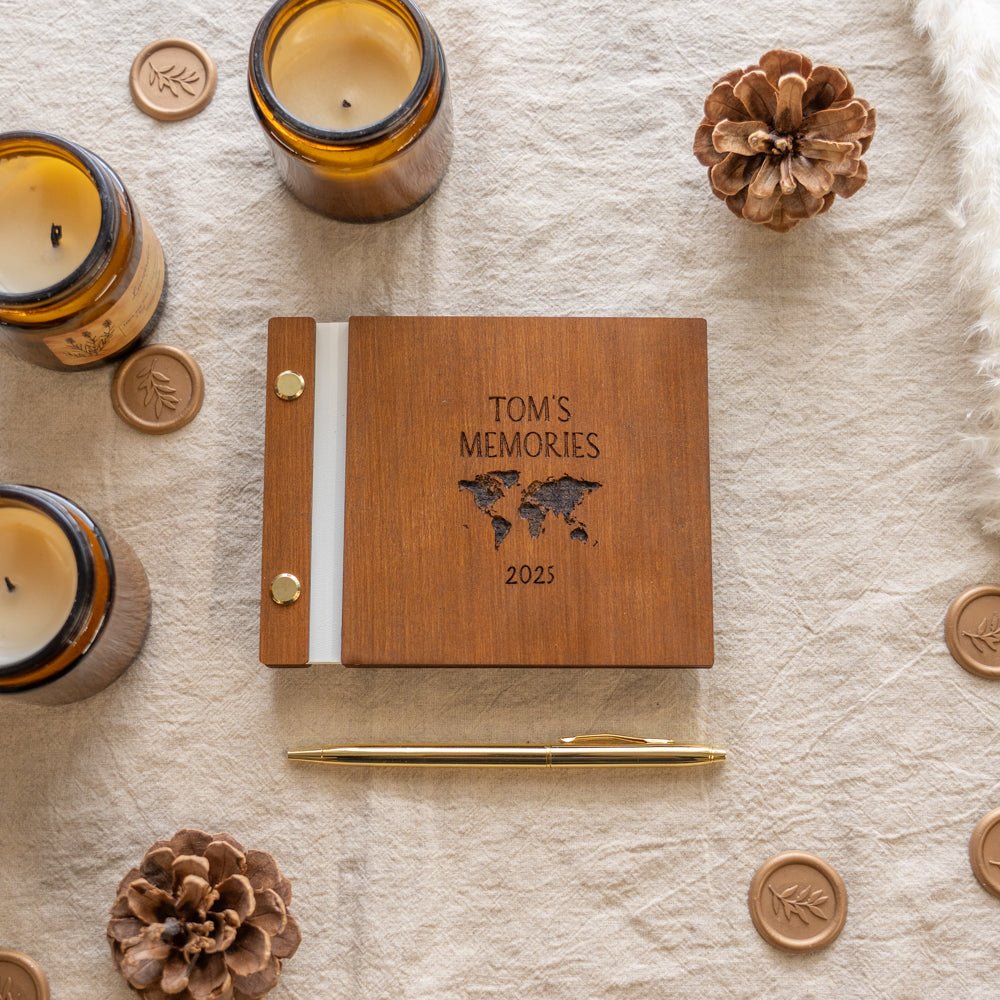 Adventure Polaroid Wooden Book