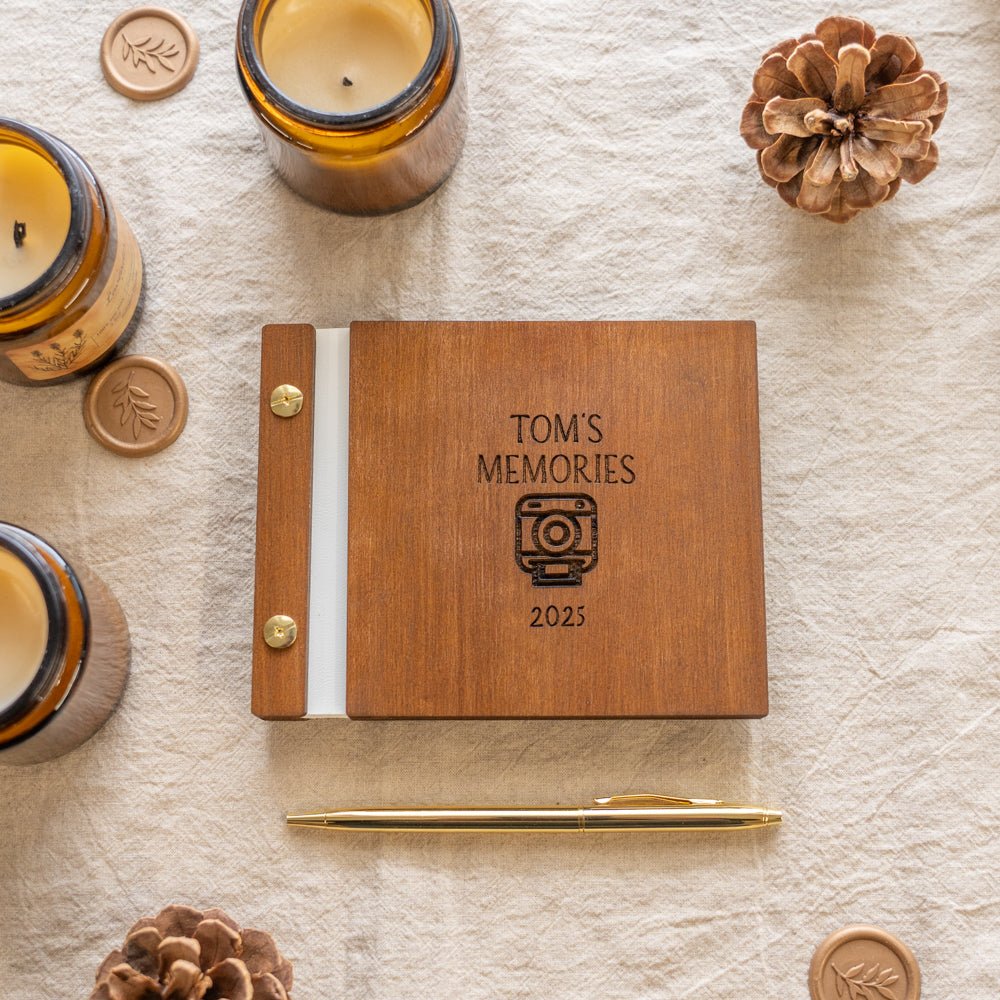 Adventure Polaroid Wooden Book