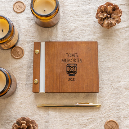 Adventure Polaroid Wooden Book