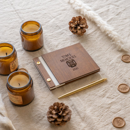 Adventure Polaroid Wooden Book
