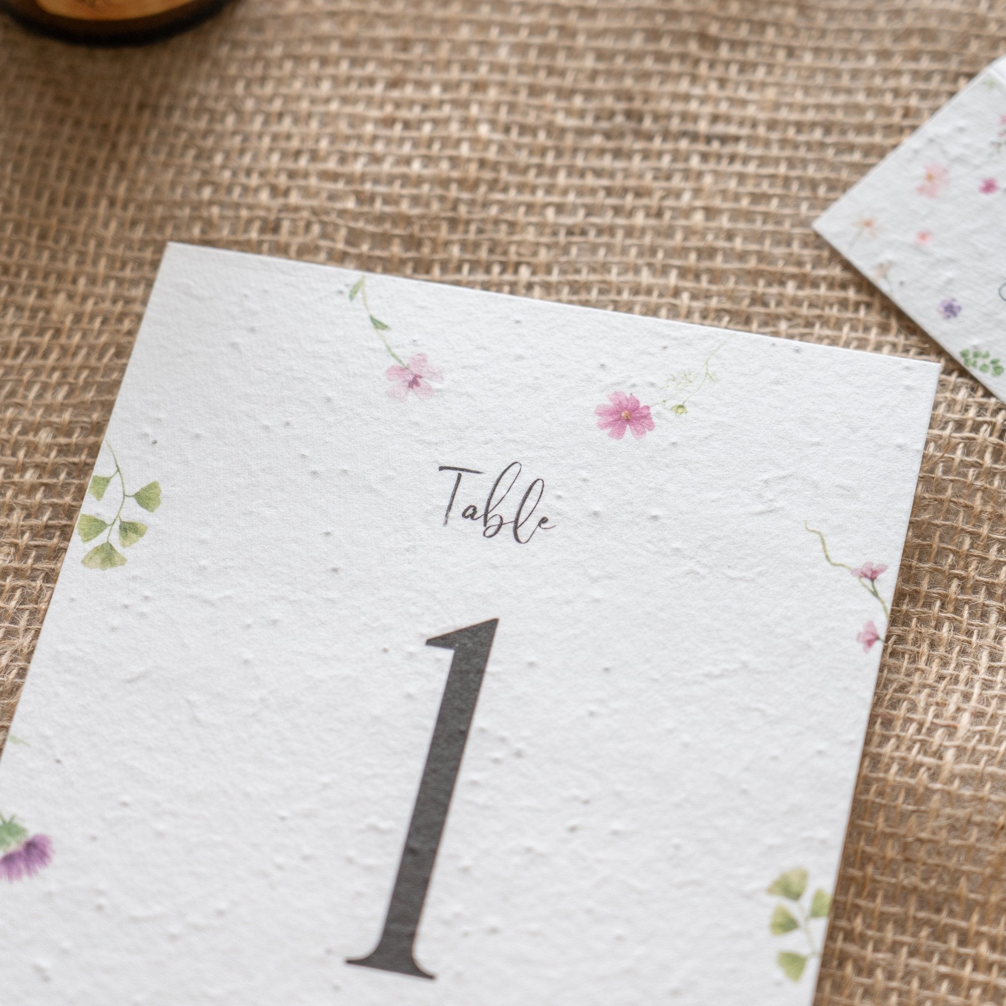 seeded table numbers, plantable table numbers, eco table numbers, biodegradable table numbers, seeded wedding decor, eco friendly wedding table numbers, plantable wedding table numbers, sustainable table numbers, rustic seeded table numbers, floral seeded table numbers, wildflower table numbers, zero waste wedding decor, green wedding ideas, eco wedding stationery, plantable paper table numbers