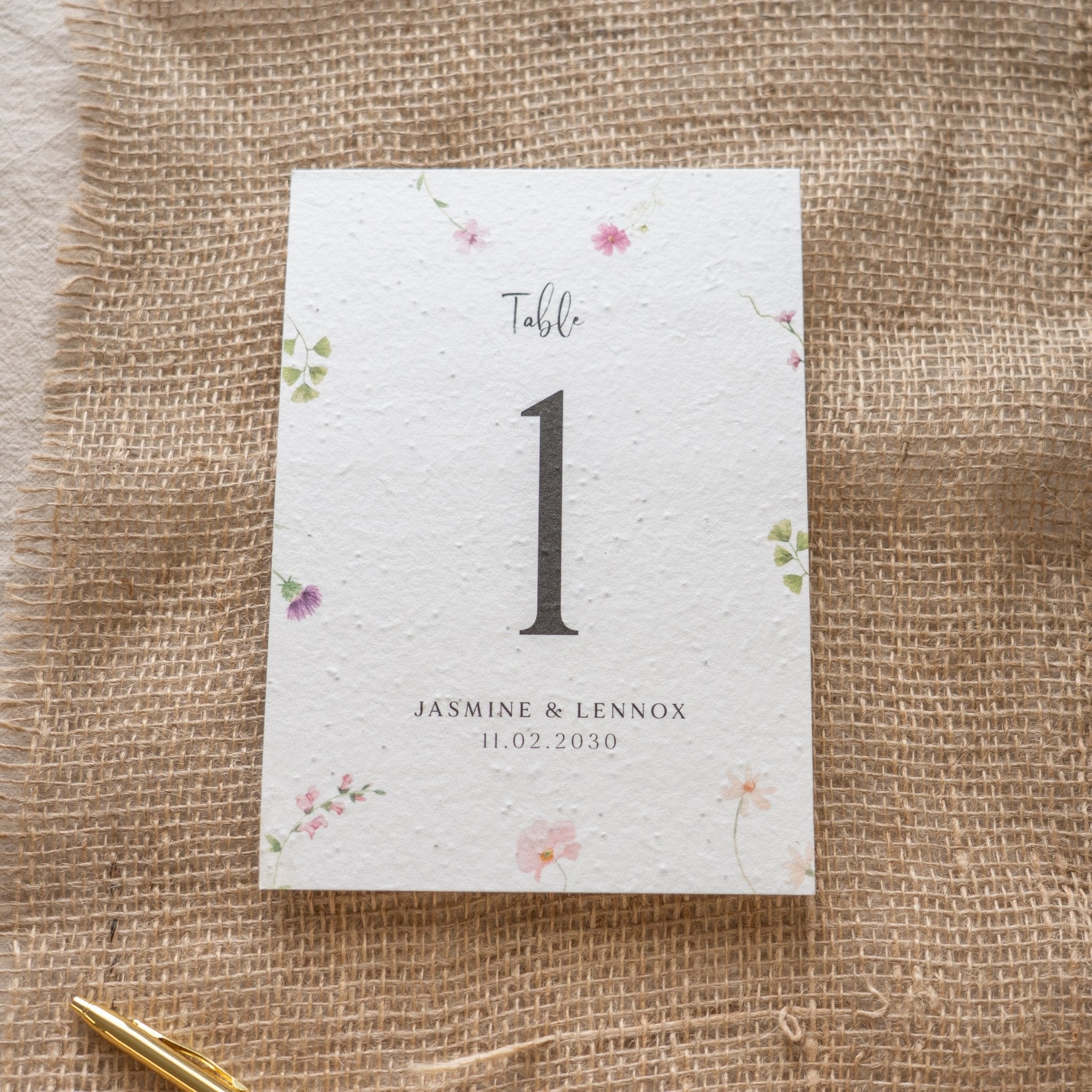 seeded table numbers, plantable table numbers, eco table numbers, biodegradable table numbers, seeded wedding decor, eco friendly wedding table numbers, plantable wedding table numbers, sustainable table numbers, rustic seeded table numbers, floral seeded table numbers, wildflower table numbers, zero waste wedding decor, green wedding ideas, eco wedding stationery, plantable paper table numbers