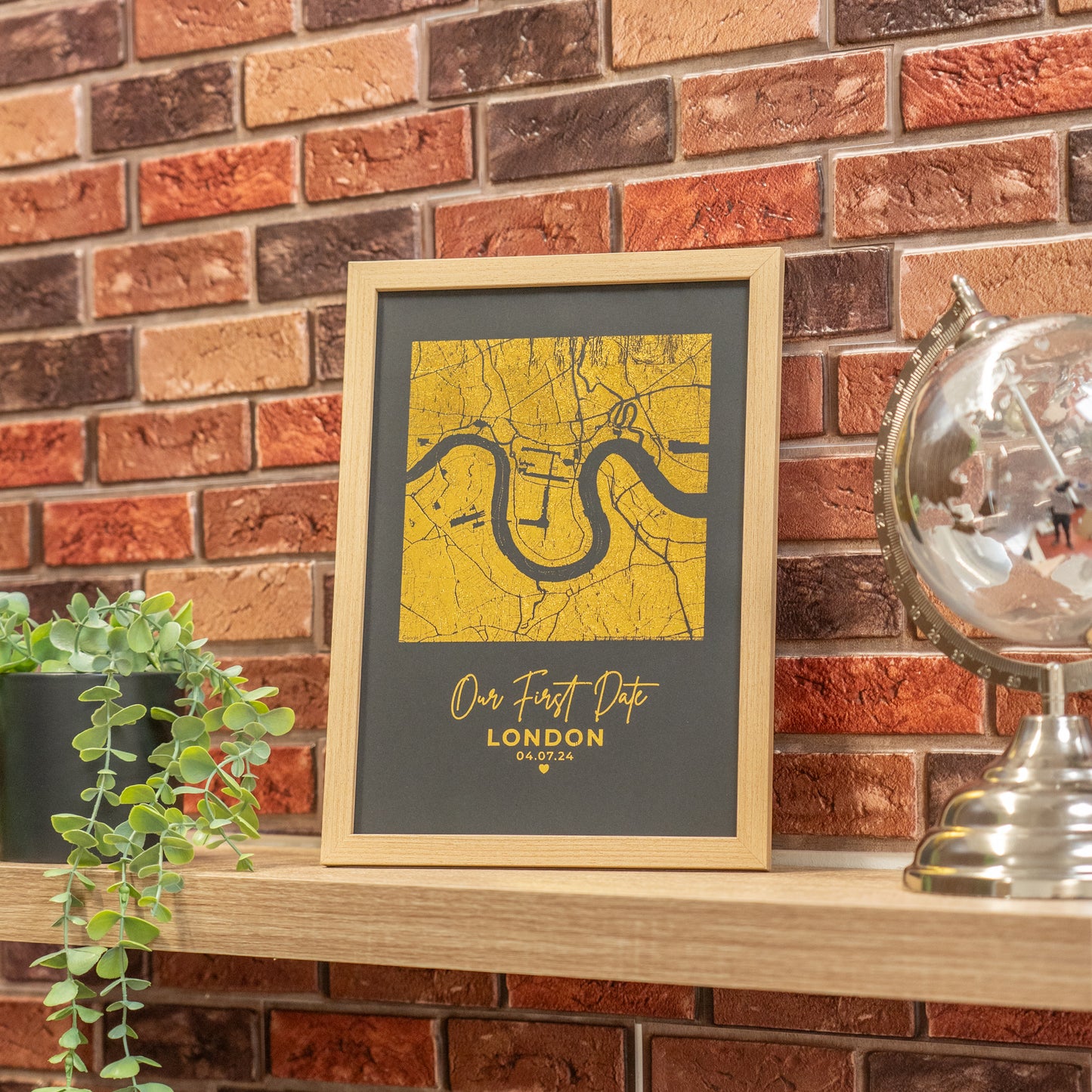 Gold Foil Printing | Gold Foil Embossed Printing | Love Map