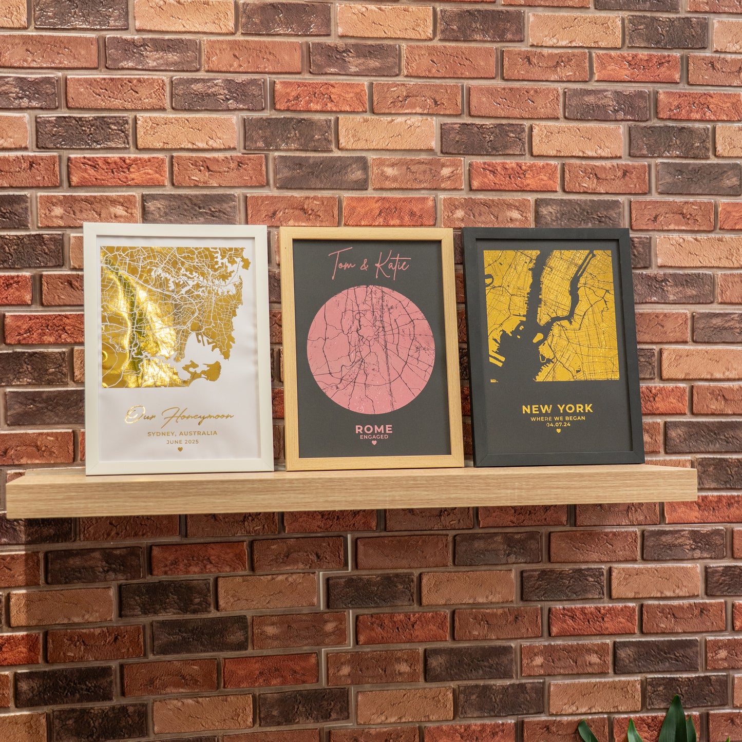 Gold Foil Printing | Gold Foil Embossed Printing | Love Map