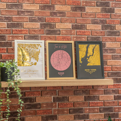 Gold Foil Printing | Gold Foil Embossed Printing | Love Map
